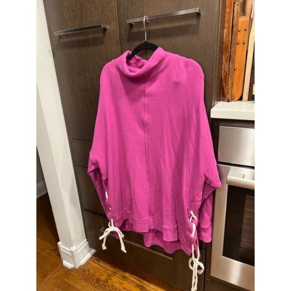 Free people oversized tunic sweatshirt purple‎ small